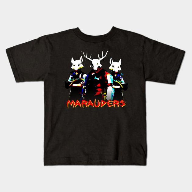 MARAUDERS Kids T-Shirt by MufaArtsDesigns